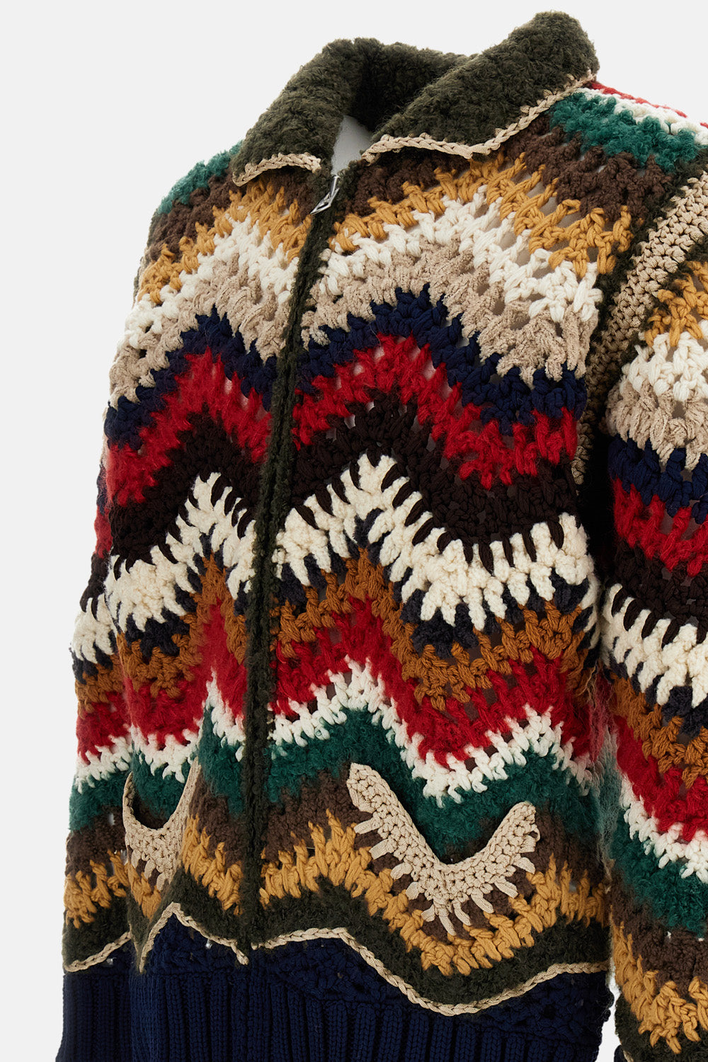 MIX CROCHET KNIT