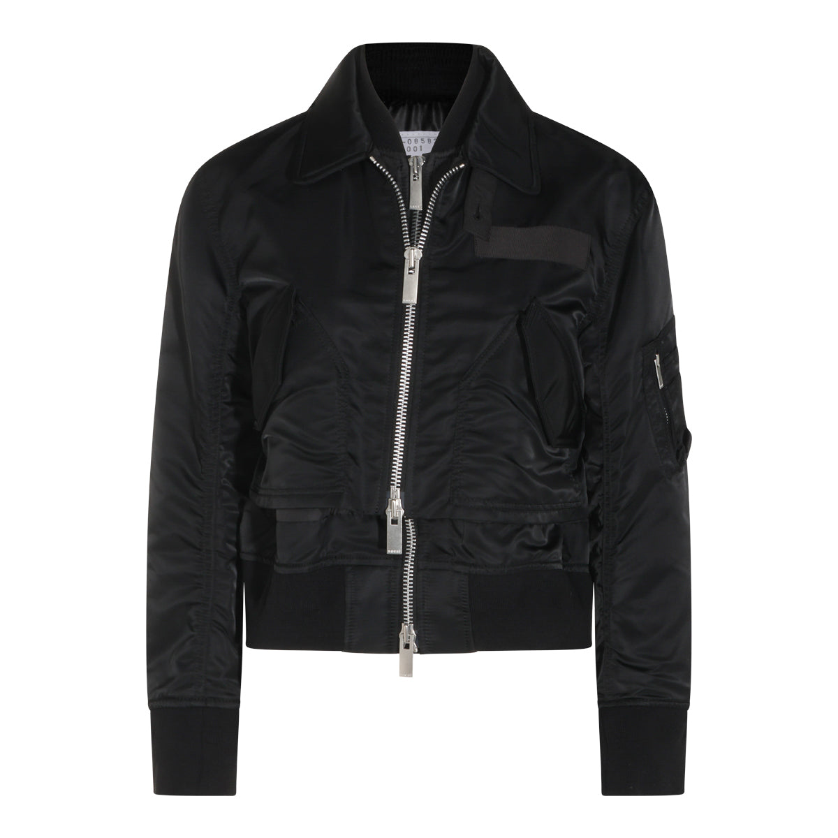 BLACK NYLON TWILL BLOUSON