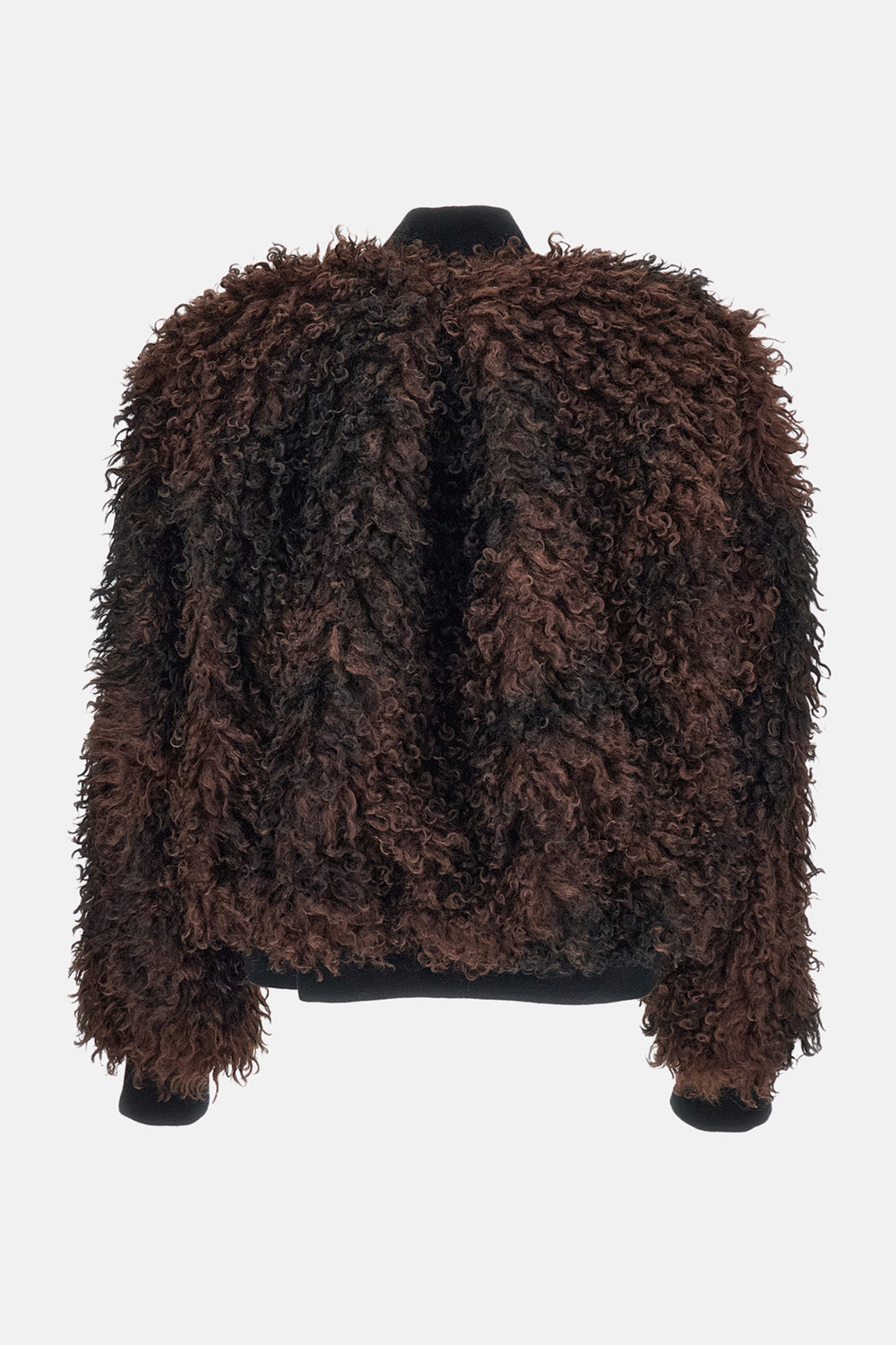 CURLY FAUX FUR BLOUSON
