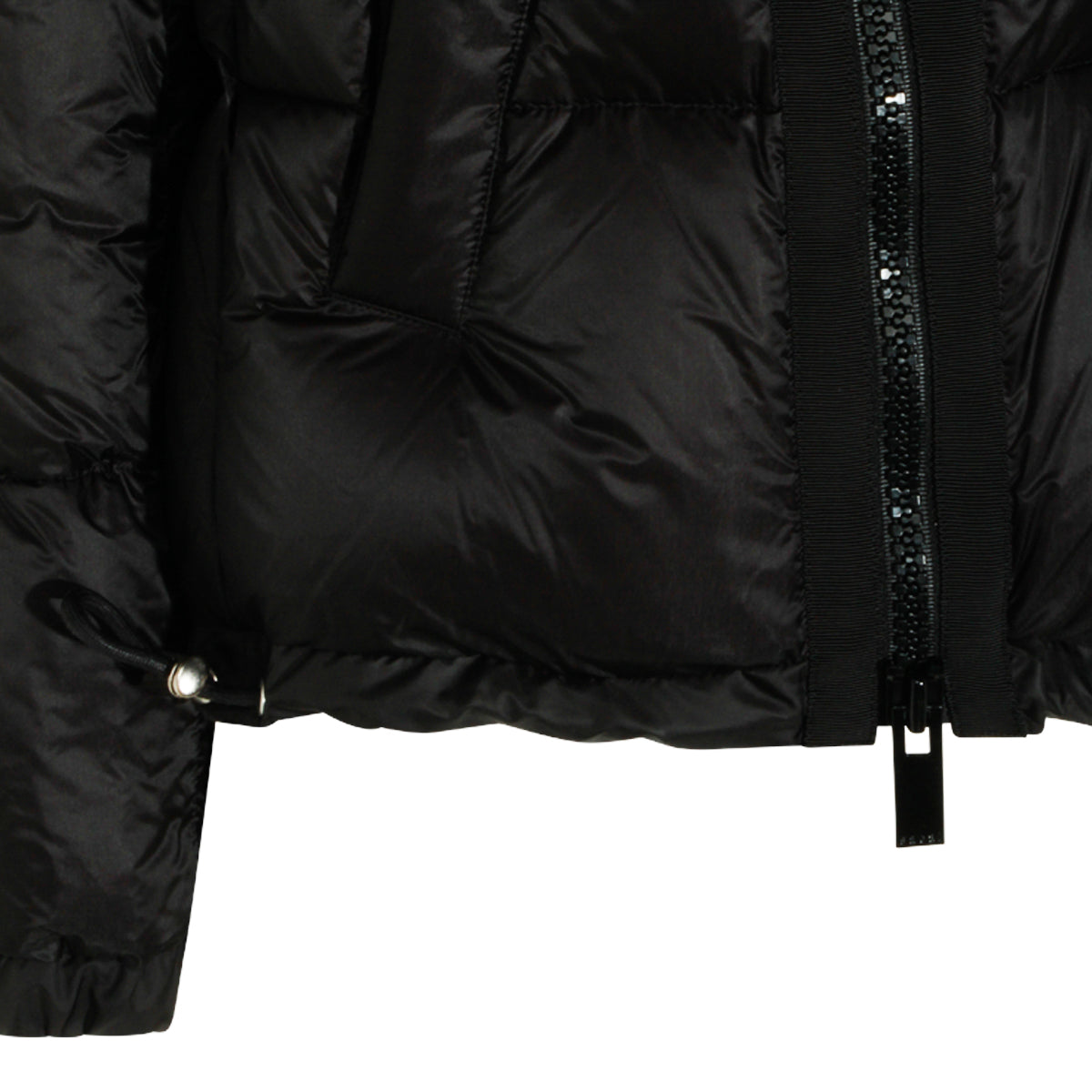 BLACK PUFFER DOWN JACKET