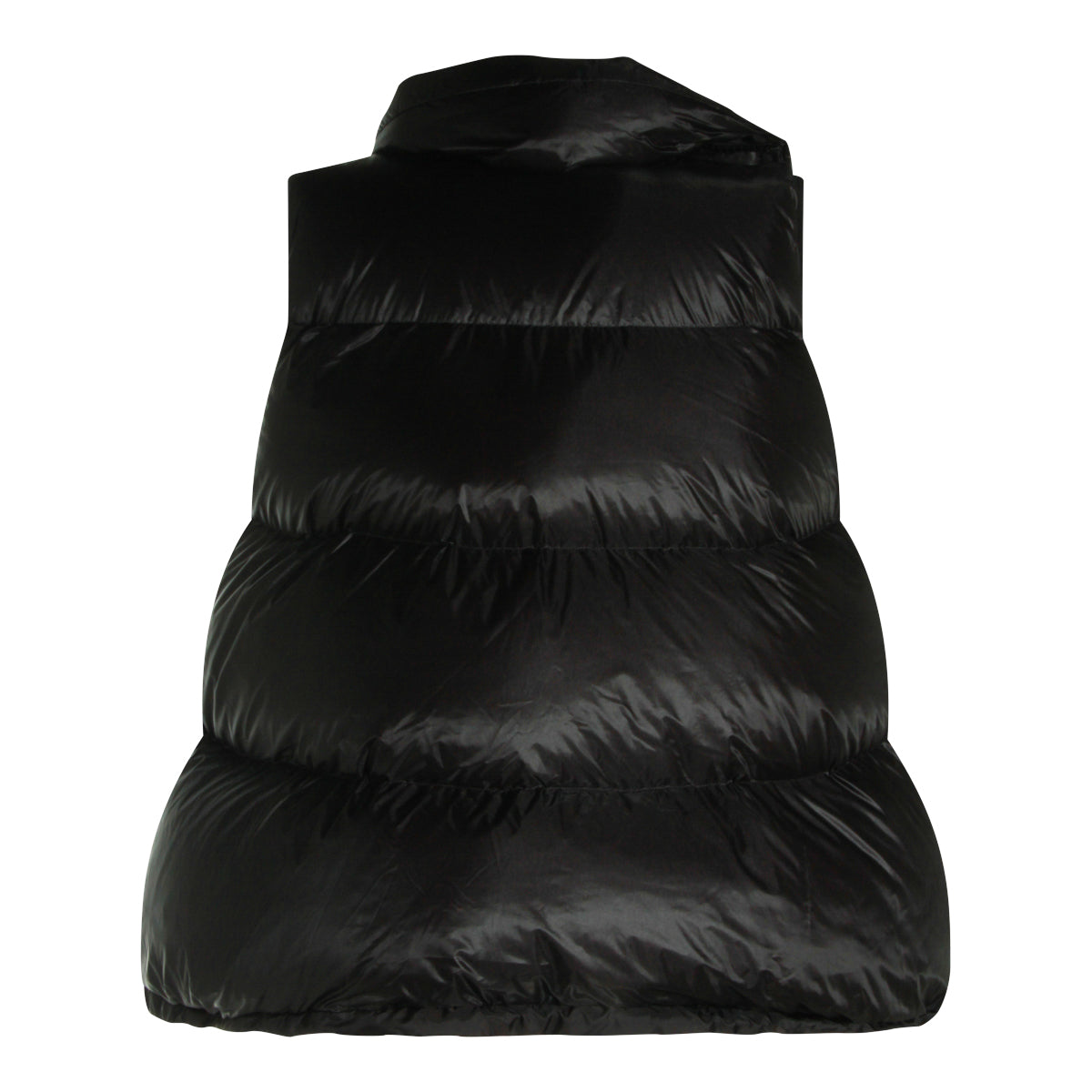 BLACK PUFFER VEST DOWN JACKET