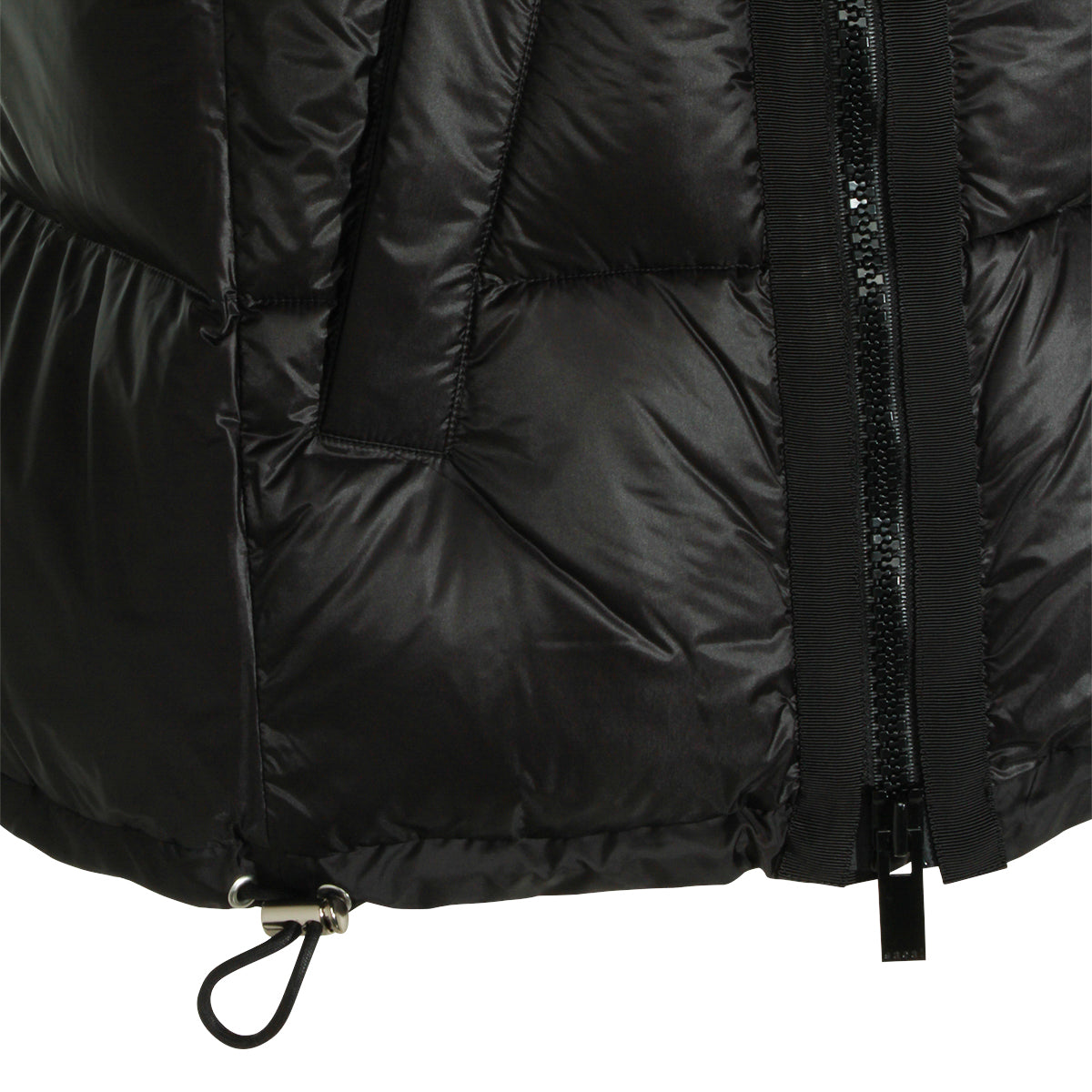 BLACK PUFFER VEST DOWN JACKET