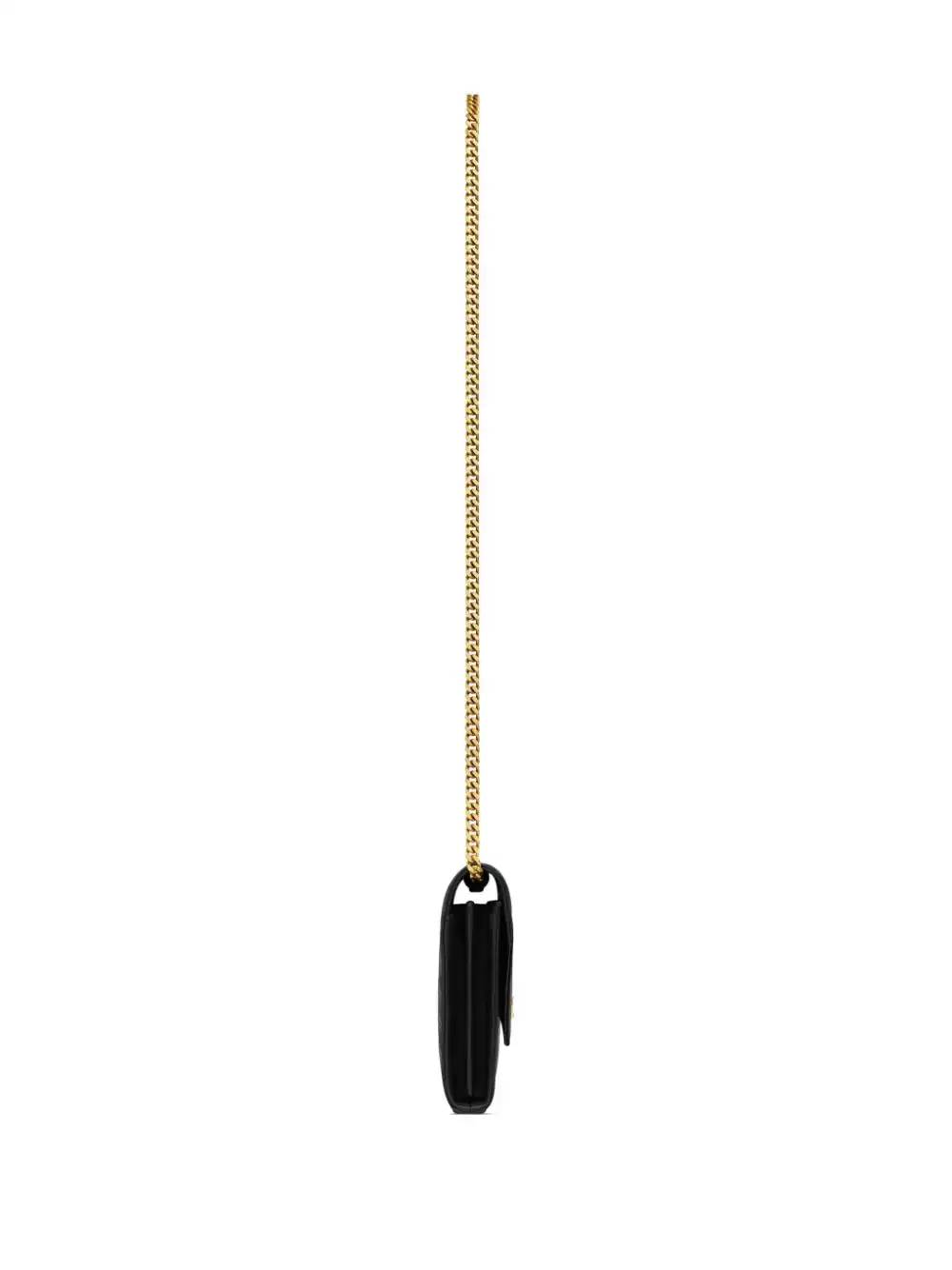 CLUTCH BAG WITH CASSANDRE CHAIN IN LEATHER