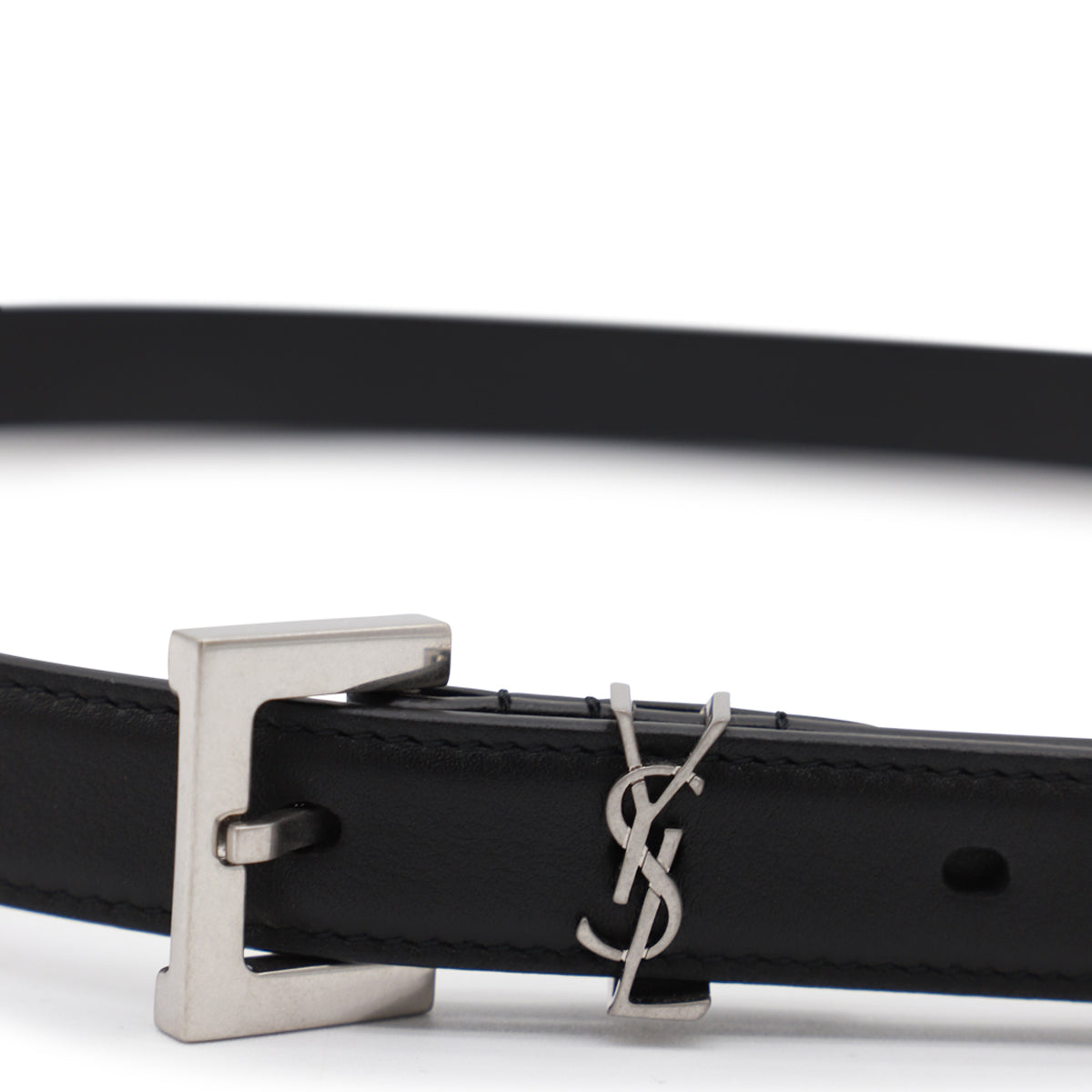 BLACK LEATHER BELT