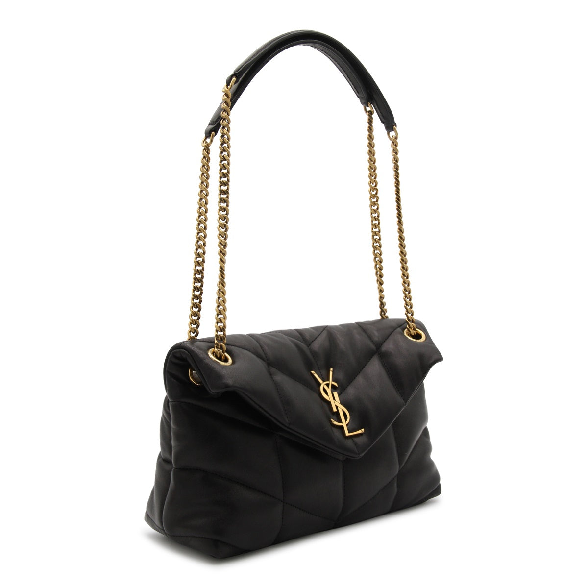 BLACK NAPPA SHOULDER BAG