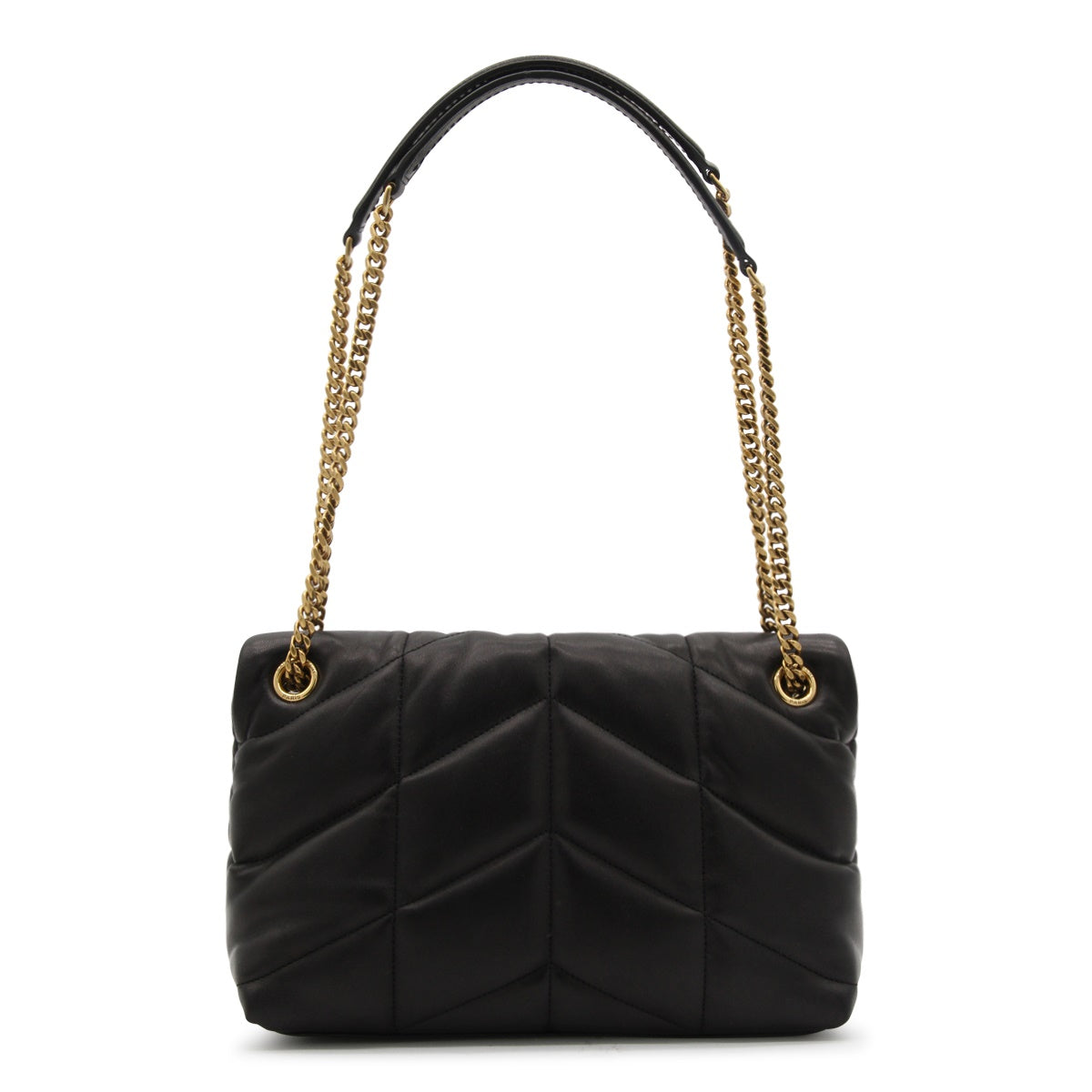 BLACK NAPPA SHOULDER BAG