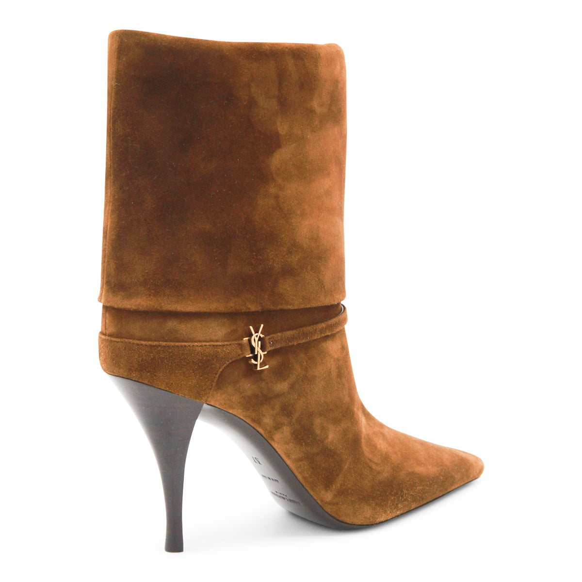 BROWN LEATHER VICKY BOOTS