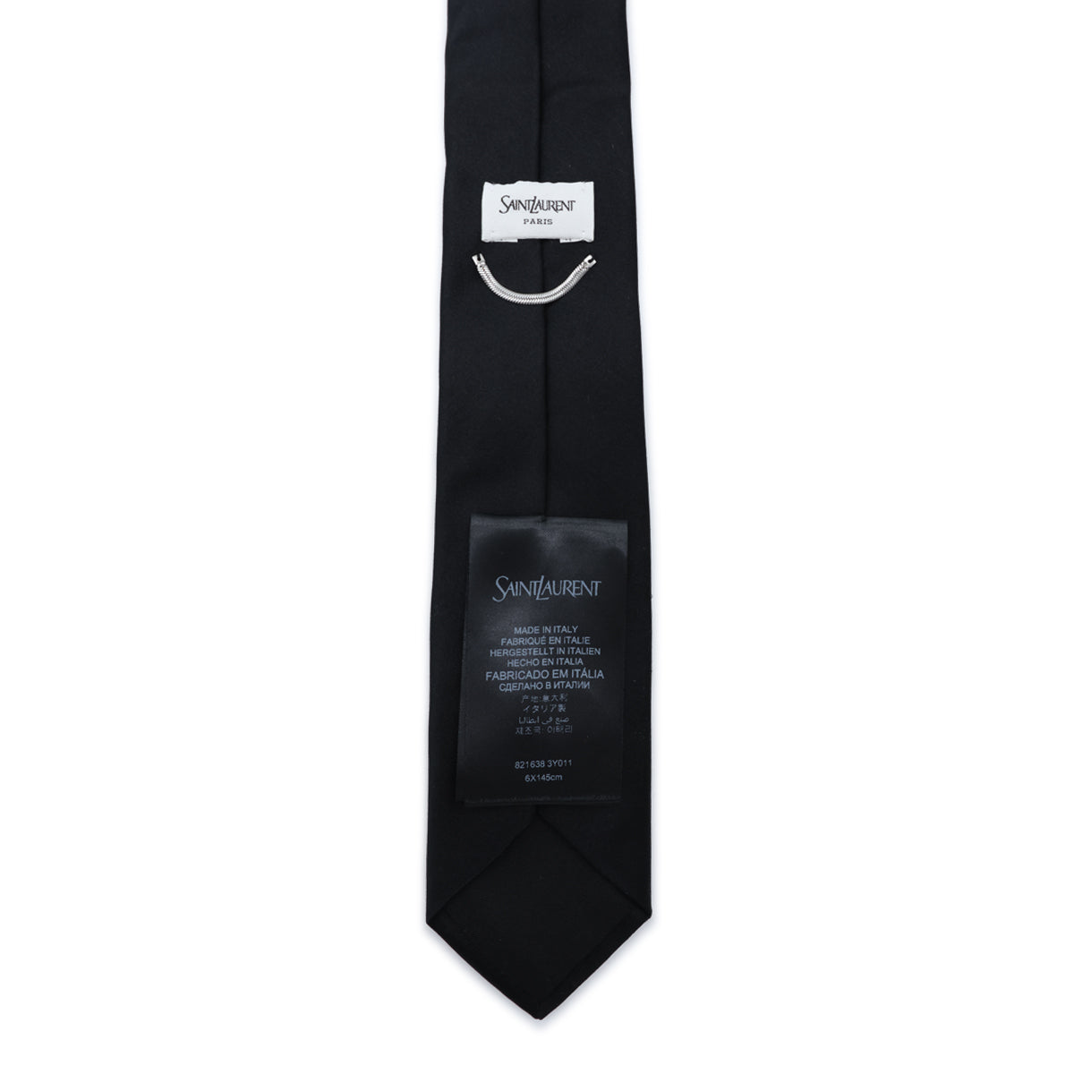 BLACK SILK TIE