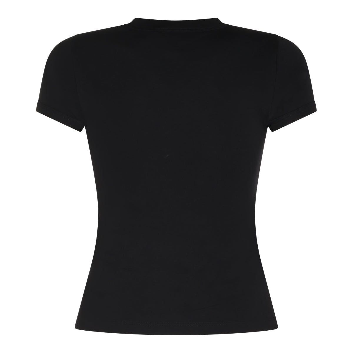 BLACK COTTON T-SHIRT