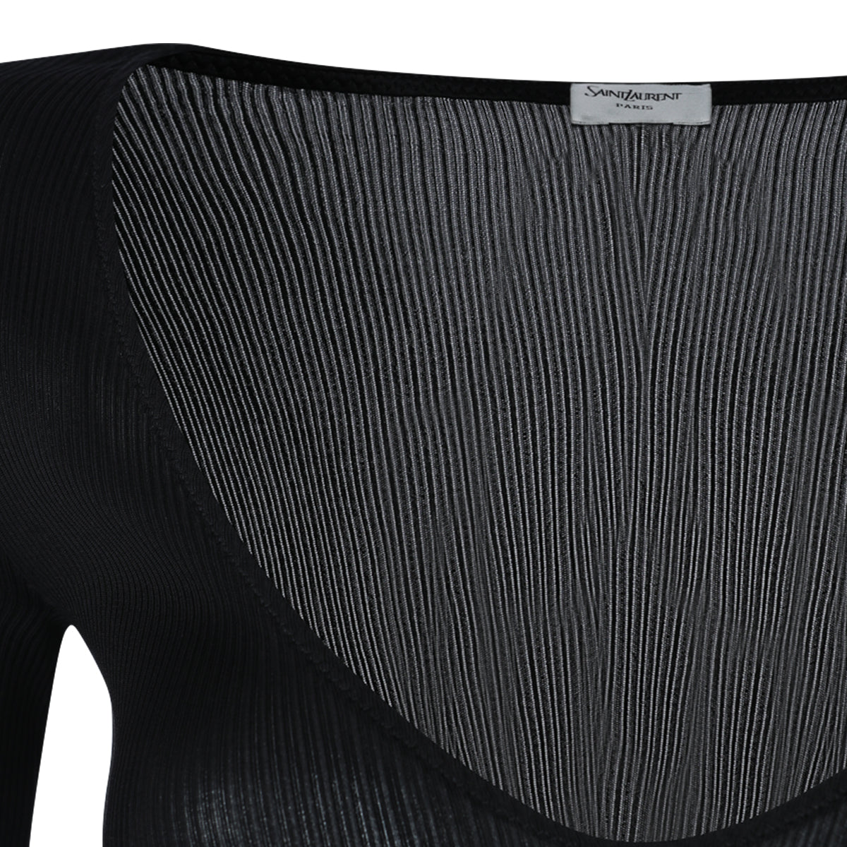 BLACK SILK TOP