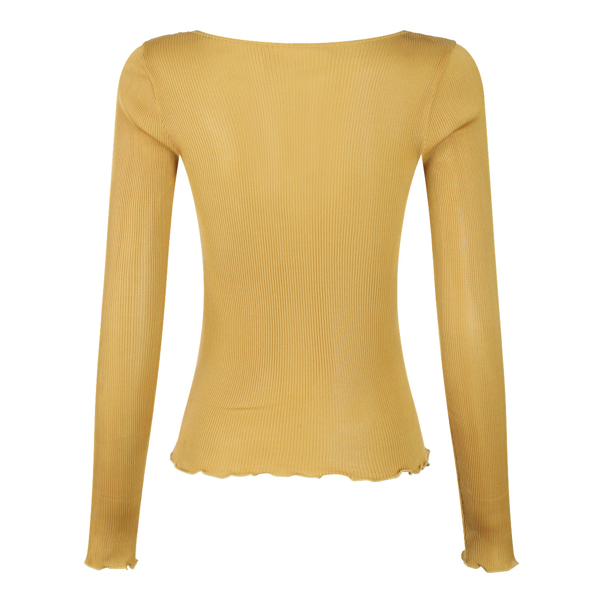 JAUNE SAFRAN SILK TOP
