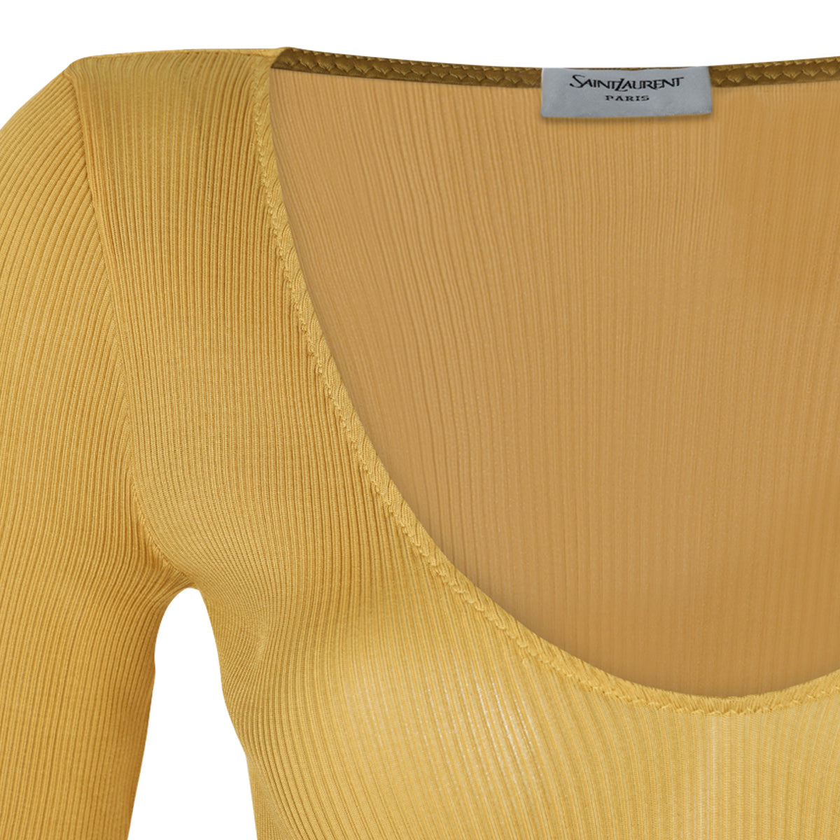JAUNE SAFRAN SILK TOP