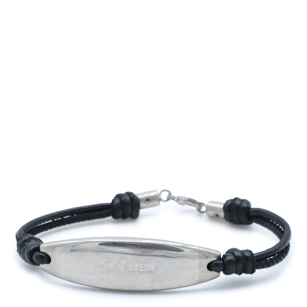 BLACK AND SILVER BRAS BRACELET