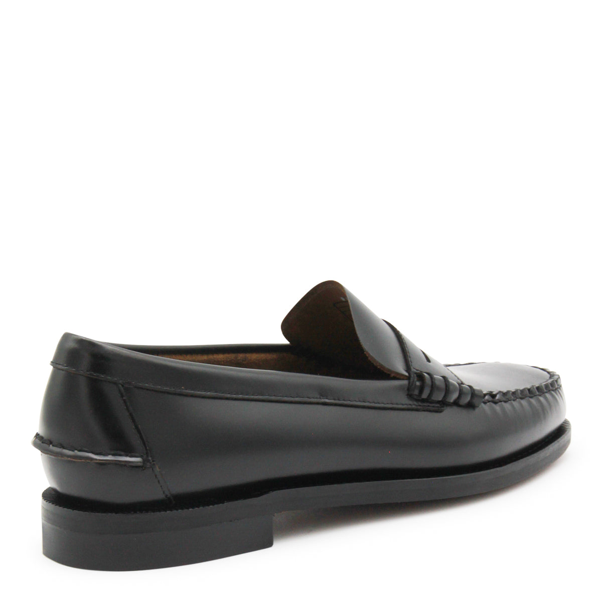 BLACK LEATHER CLASSIC DAN LOAFERS