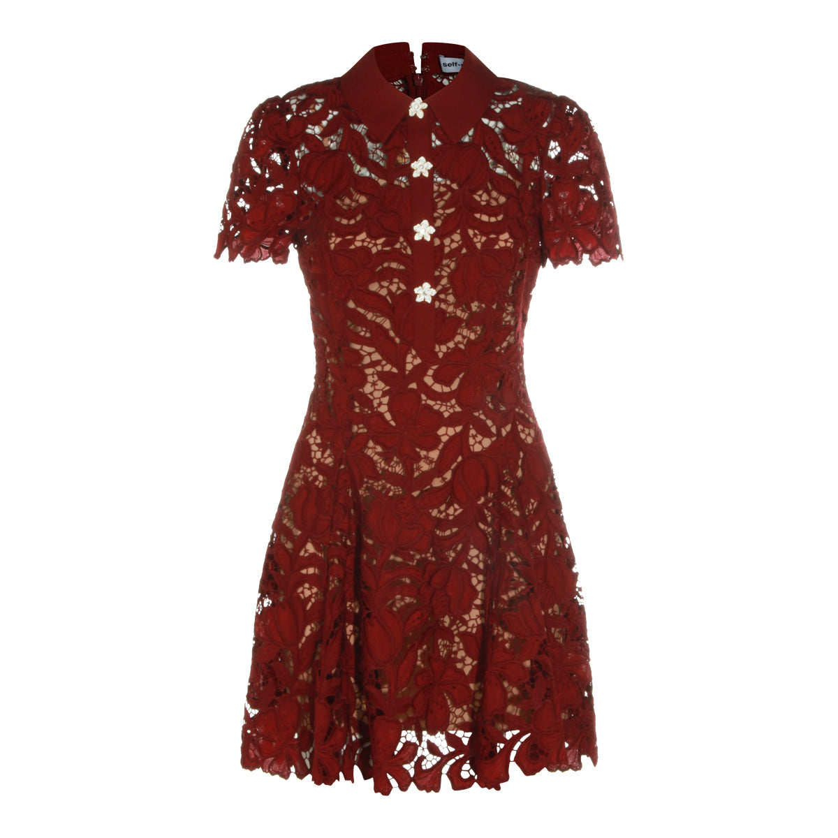 BURGUNDY DRESS