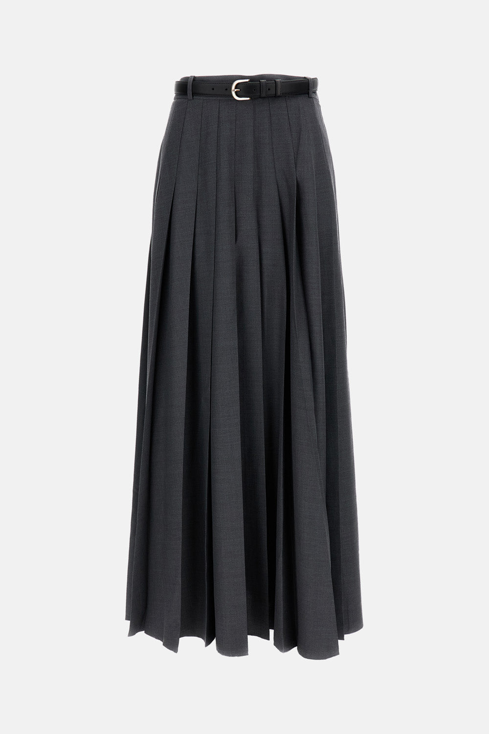 PLEATED MAXI SKIRT