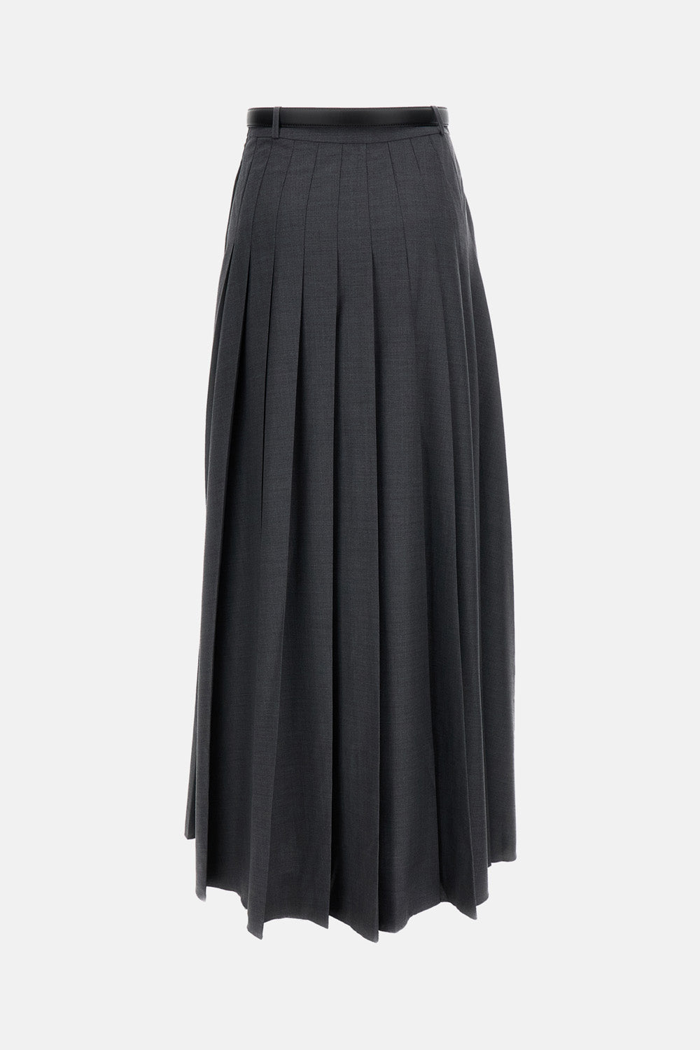 PLEATED MAXI SKIRT