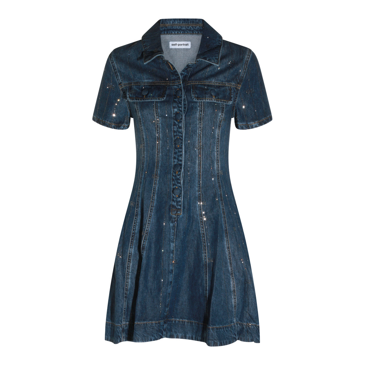 BLUE DENIM CHEMISIER DRESS