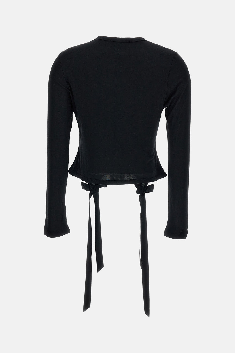 BOW TAIL EASY LONG SLEEVE T-SHIRT