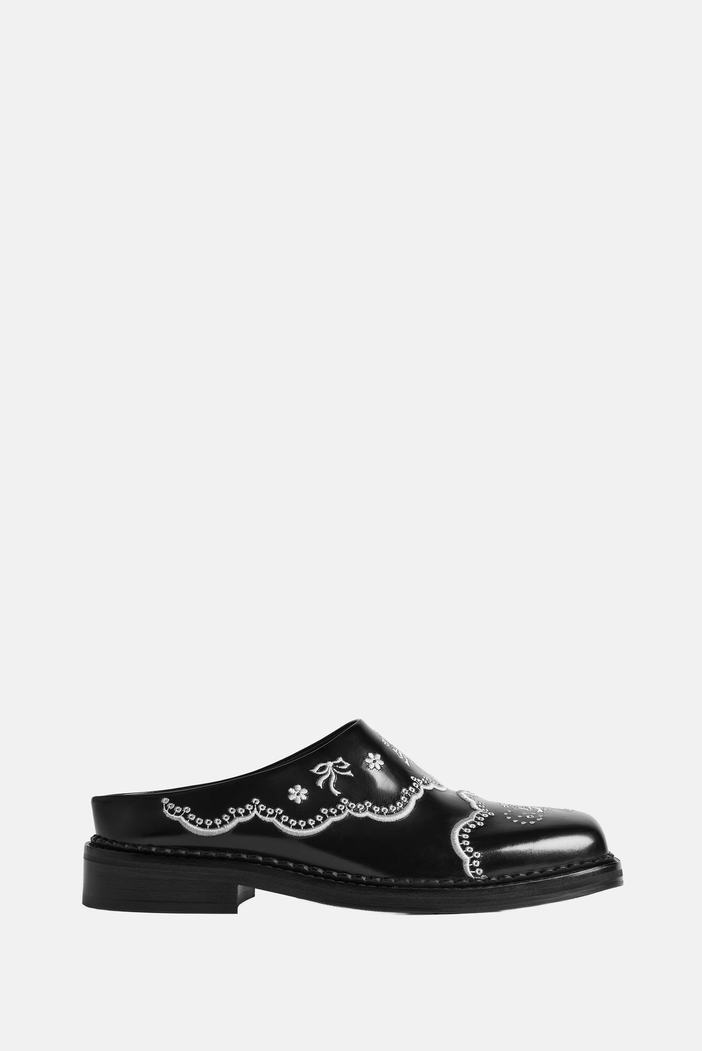FLORAL LACE MULE