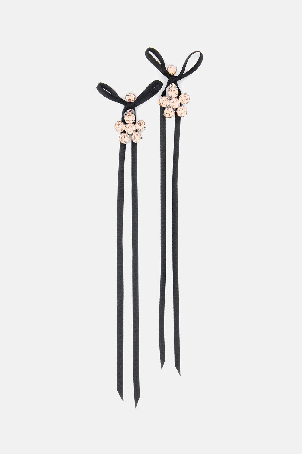 MINI DAISY DROP BOW EARRINGS