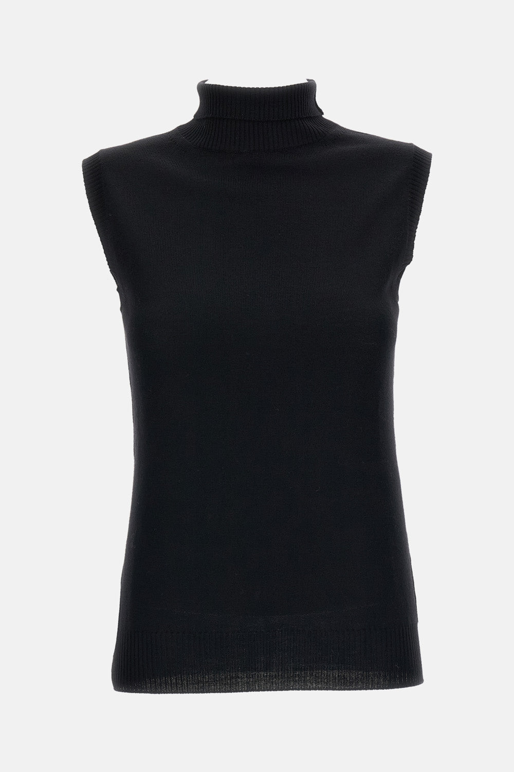 HIGH NECK KNIT VEST