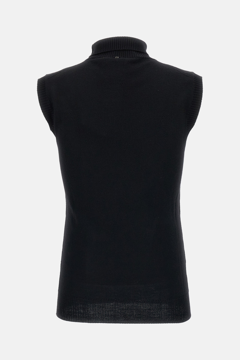 HIGH NECK KNIT VEST