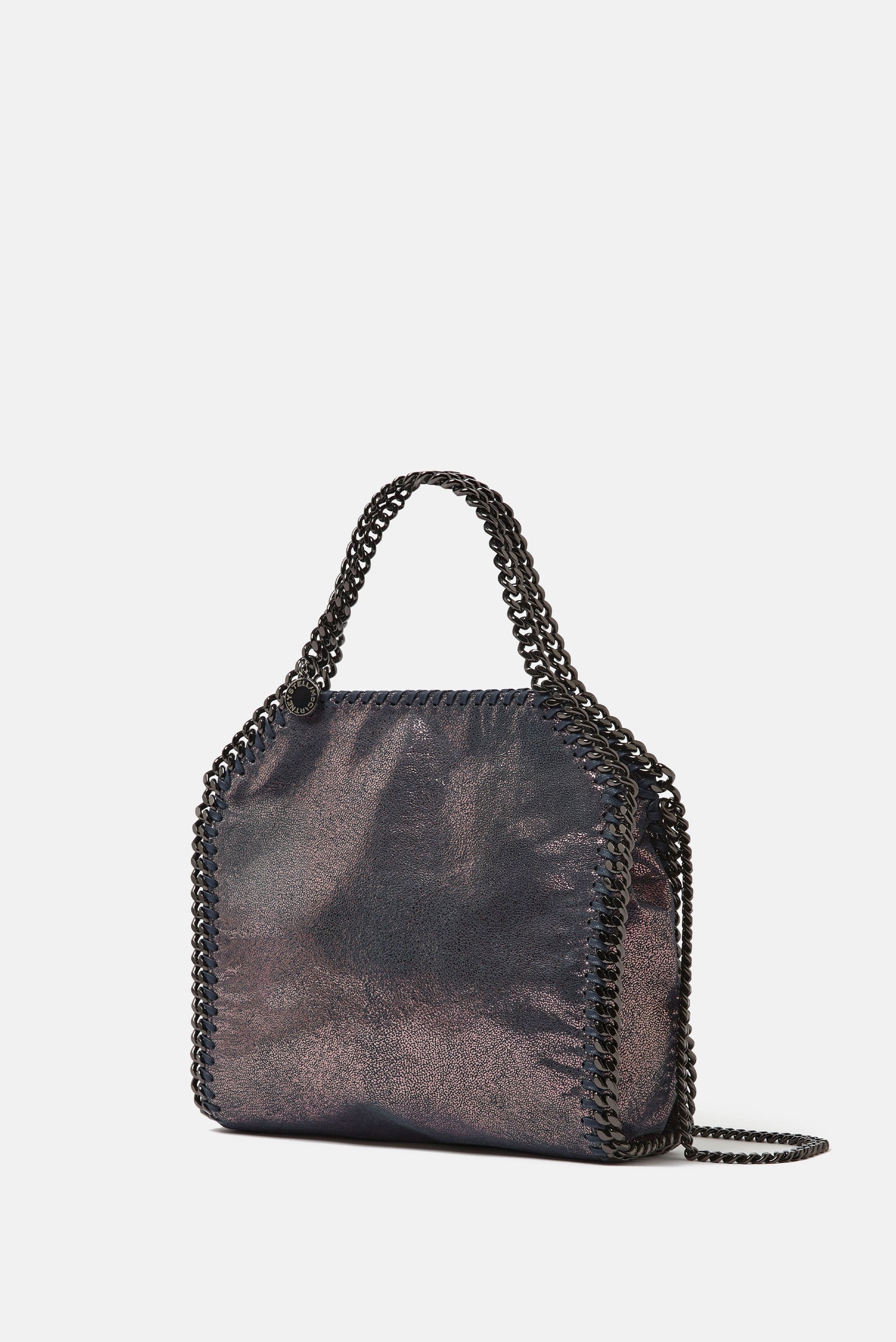 FALABELLA MINI TOTE ECO SHINY DOTTED CHAMOIS BAG