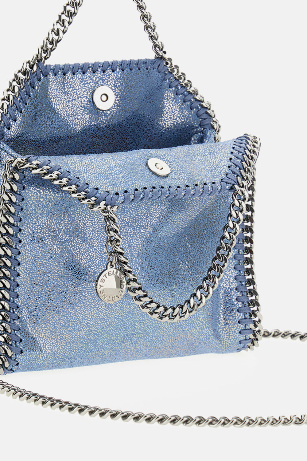 FALABELLA TINY TOTE ECO SHINY DOTTED CHAMOIS BAG