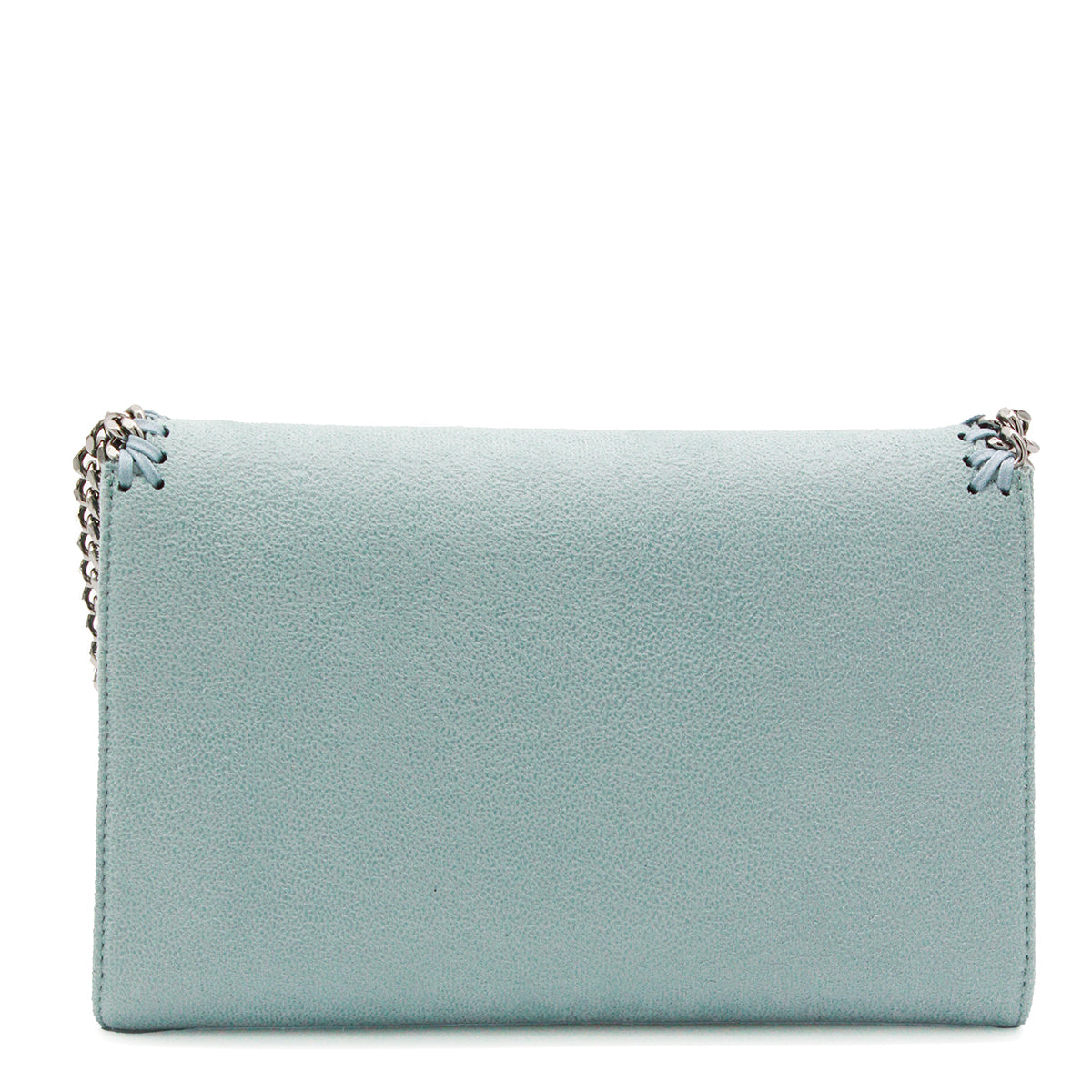 ICE BLUE FAUX LEATHER FALABELLA MINI CROSSBODY SHOULDER BAG