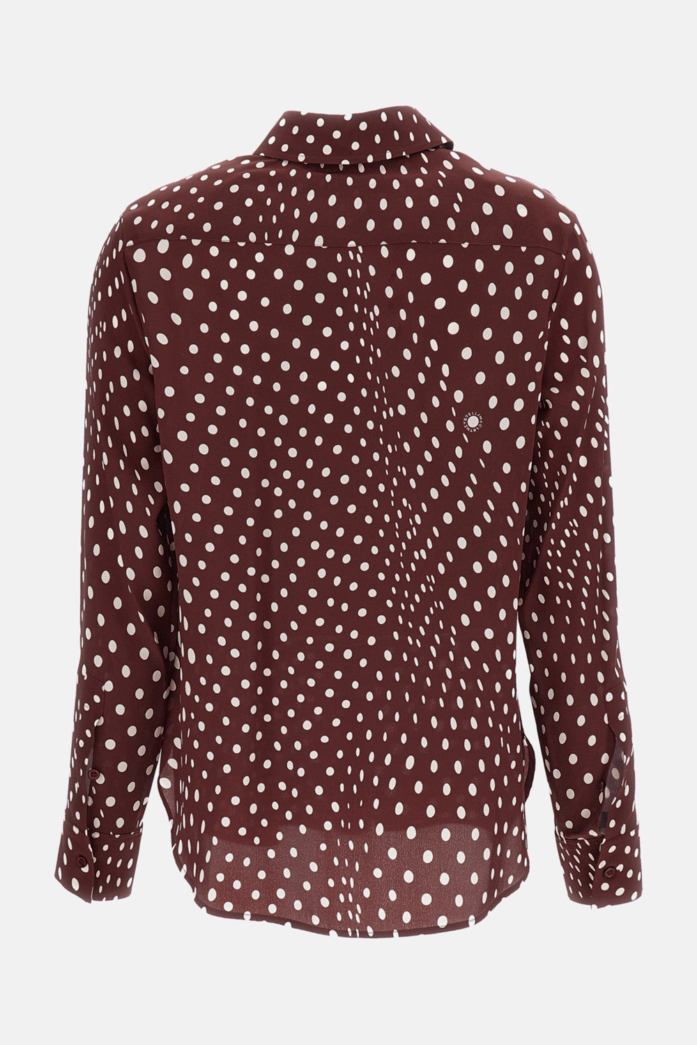 POLKADOTS PRINTED SILK SHIRT