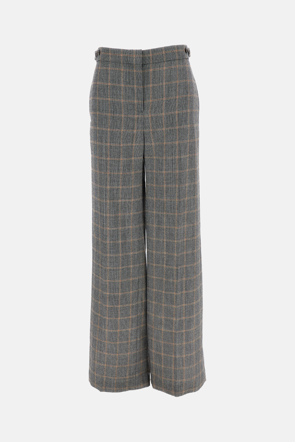 TAILORED CHECKED SLIM PANTS