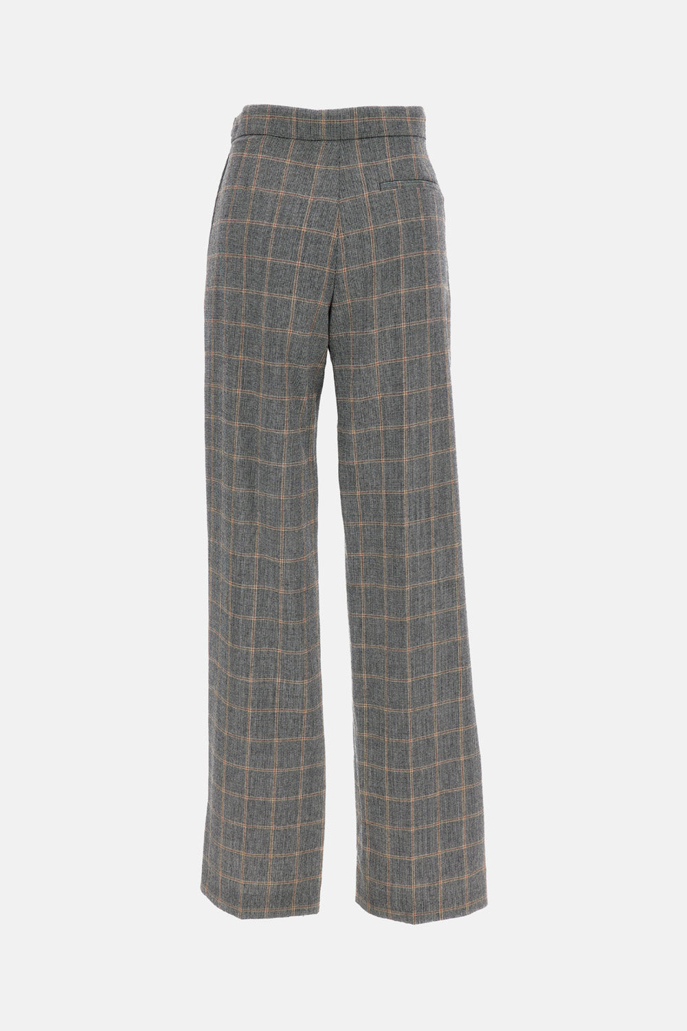 TAILORED CHECKED SLIM PANTS