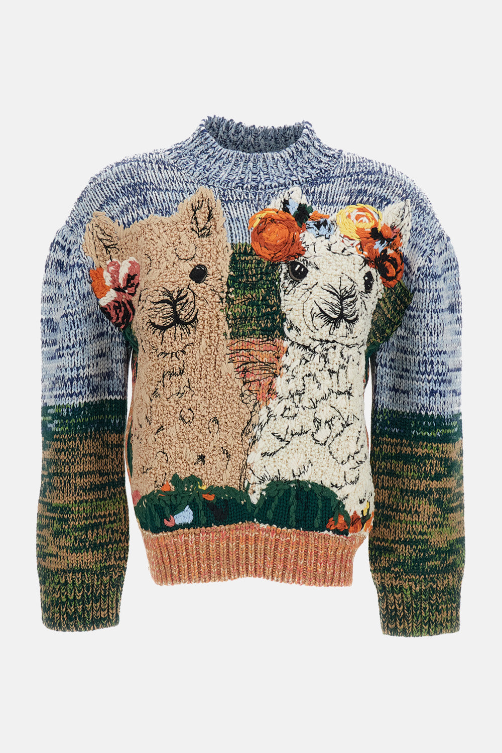 ALPACA JACQUARD JUMPER
