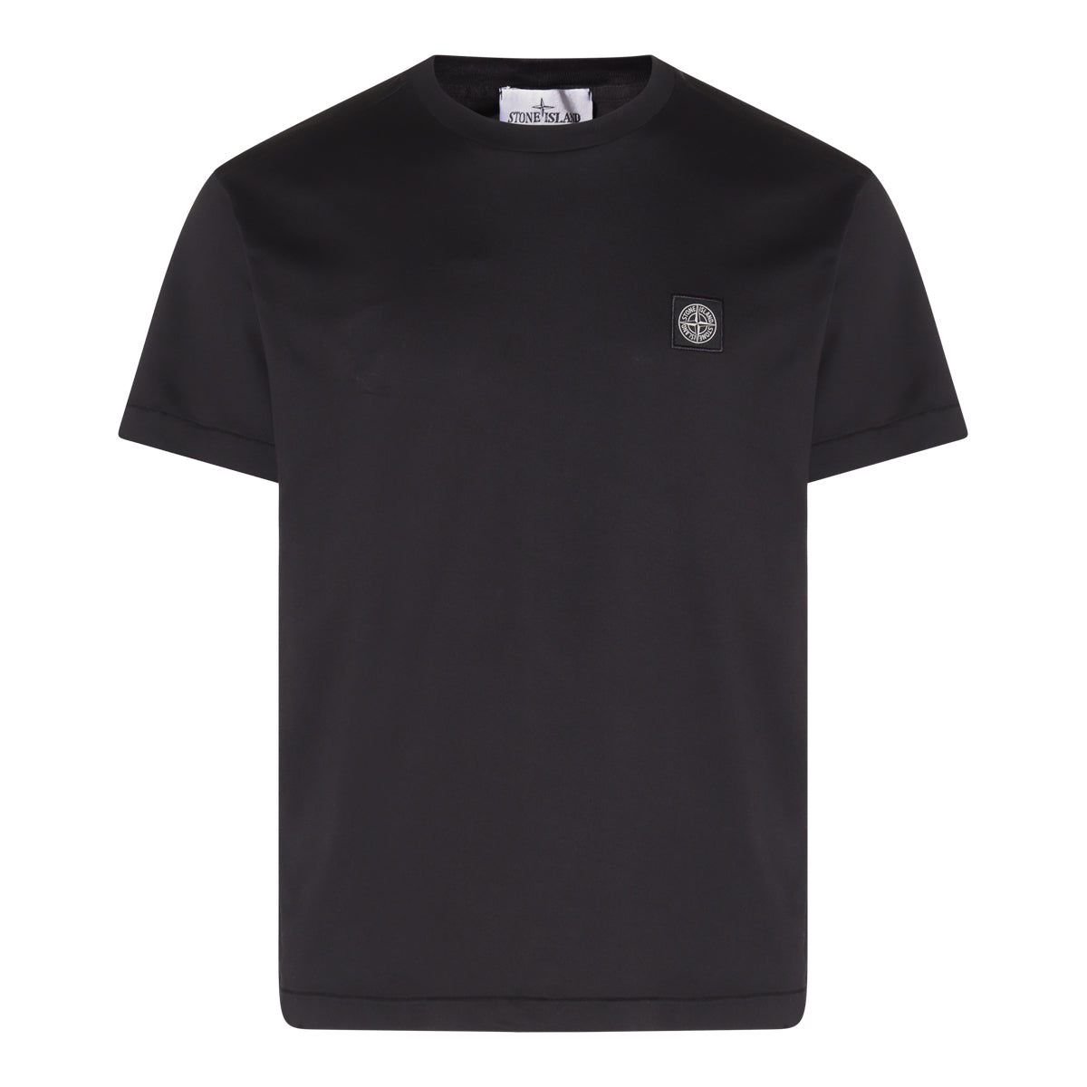 BLACK COTTON T-SHIRT