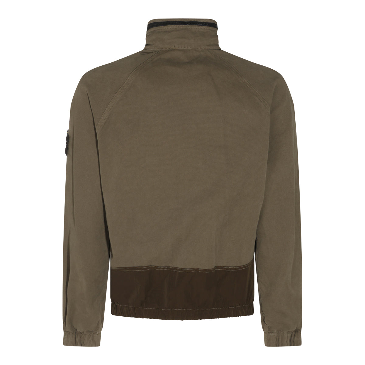 DARK GREEN COTTON CASUAL JACKET