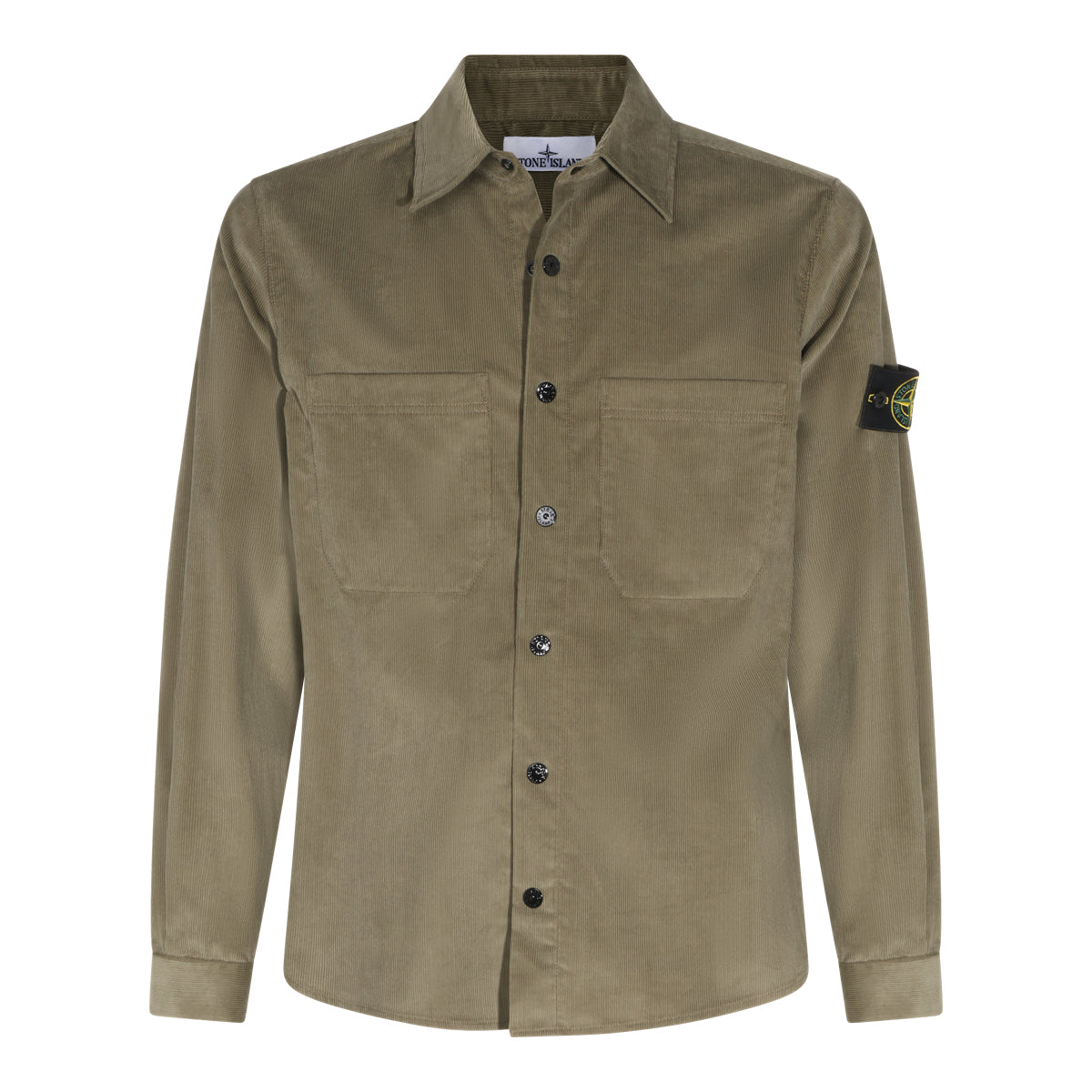 MILITARY GREEN COTTON SHIRT