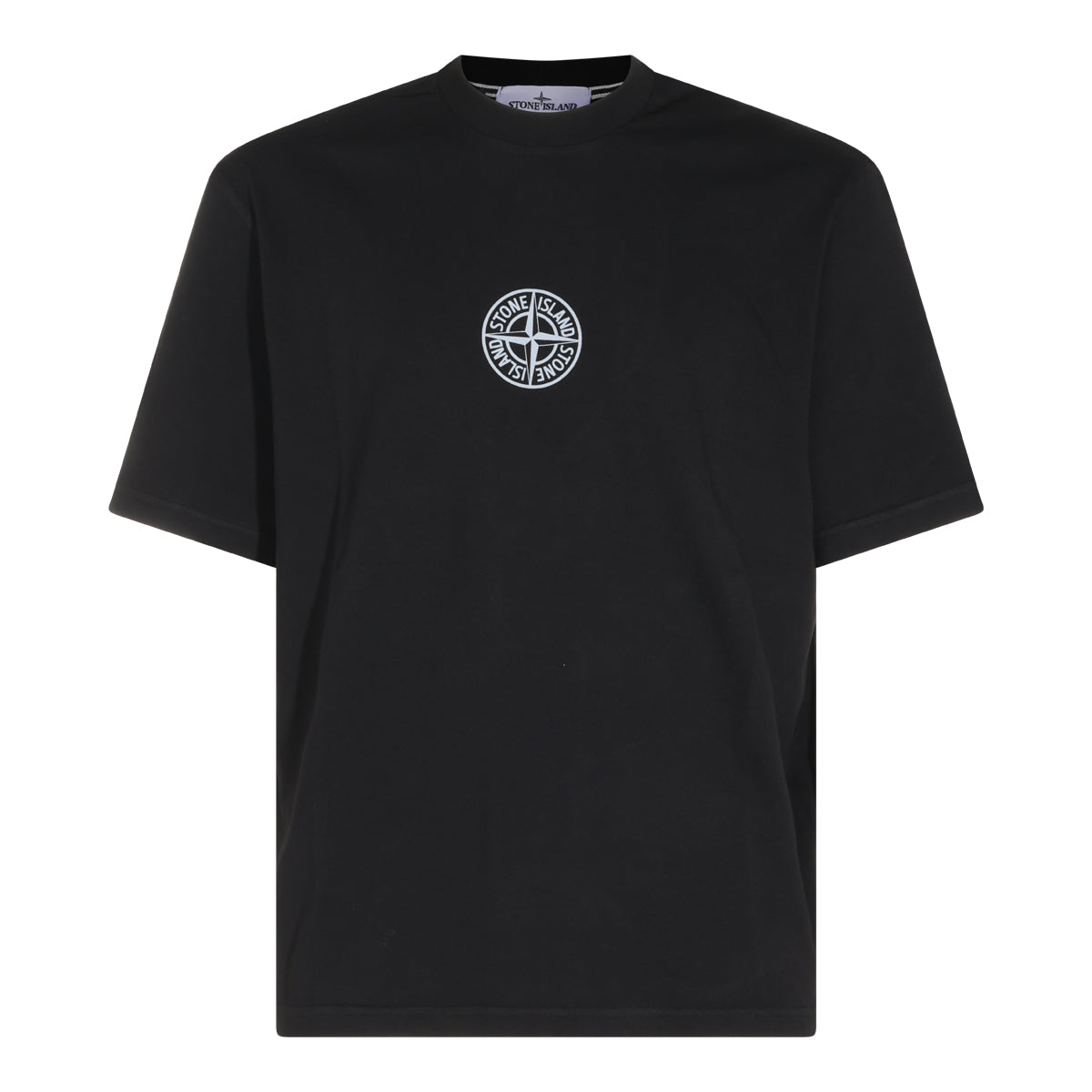 BLACK COTTON T-SHIRT