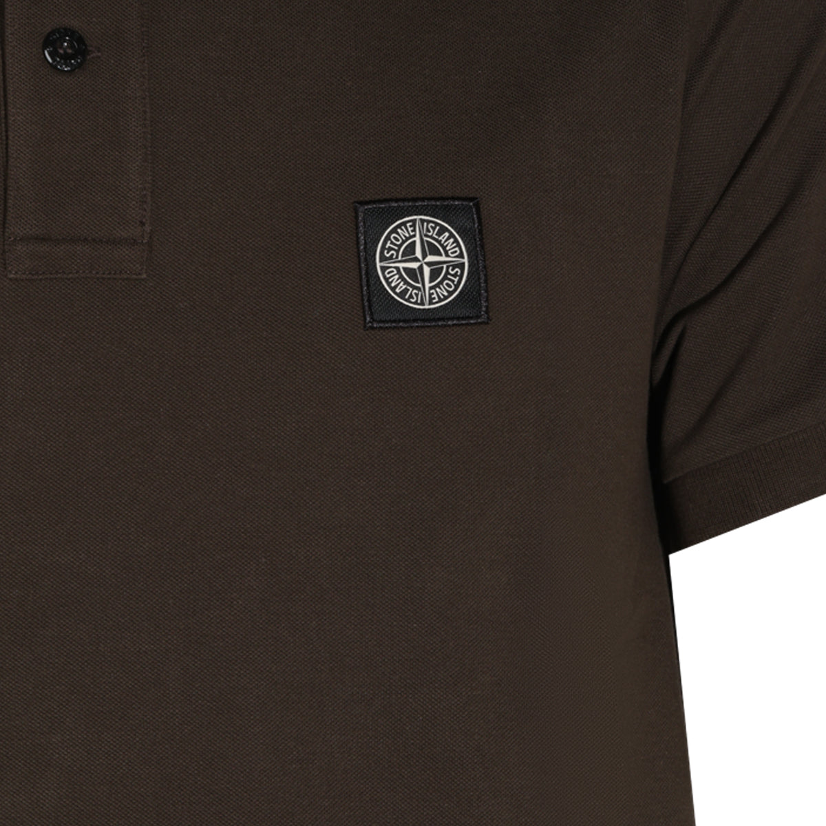 DARK BROWN COTTON POLO SHIRT