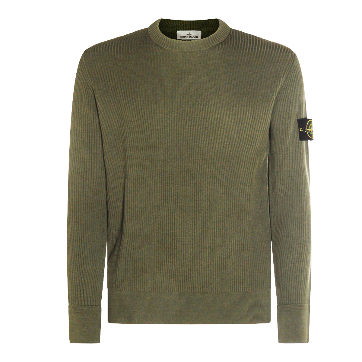 MILITARY GREEN WOOL SWEATER