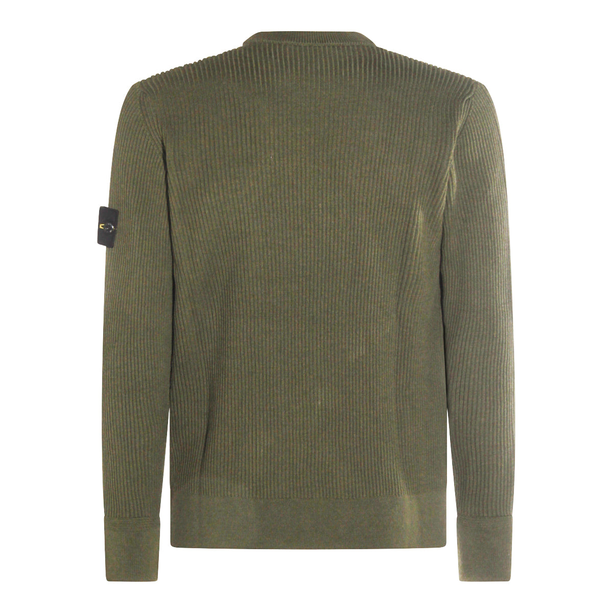 MILITARY GREEN WOOL SWEATER
