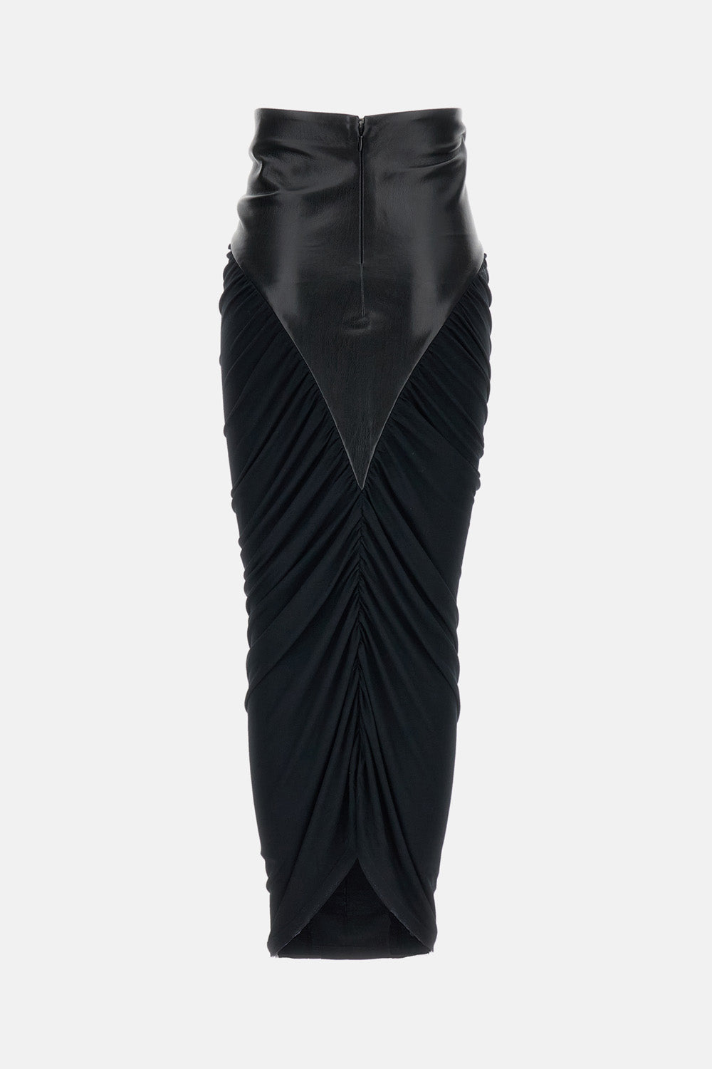 URSULA DRAPED MIDI SKIRT