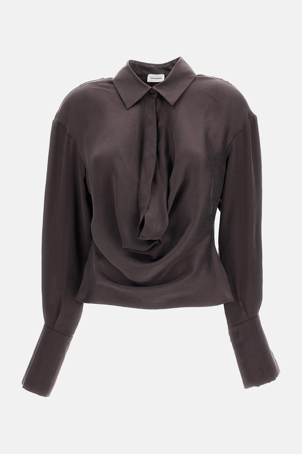 LILIA - DEEP V COLLAR BLOUSE