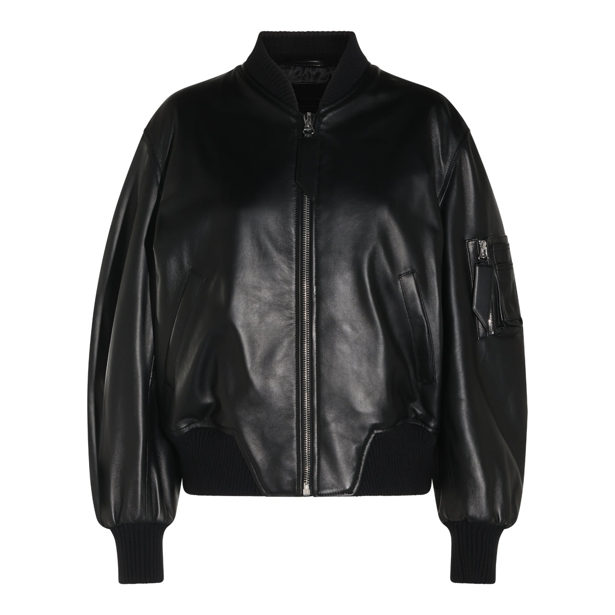 BLACK LEATHER JACKET