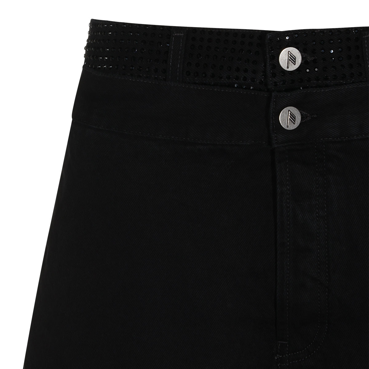 BLACK COTTON JEANS