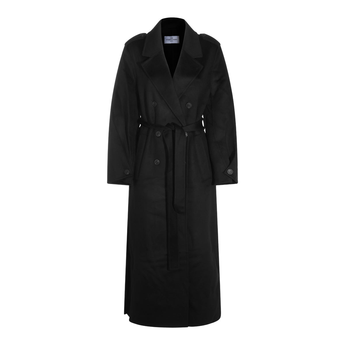 BLACK WOOL COAT