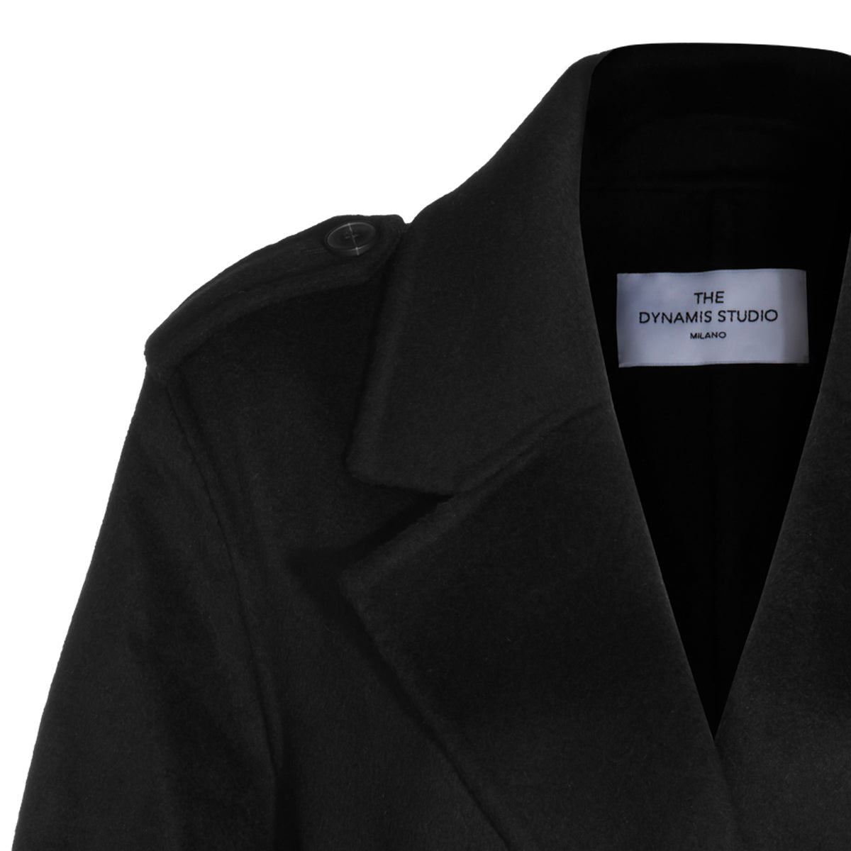BLACK WOOL COAT