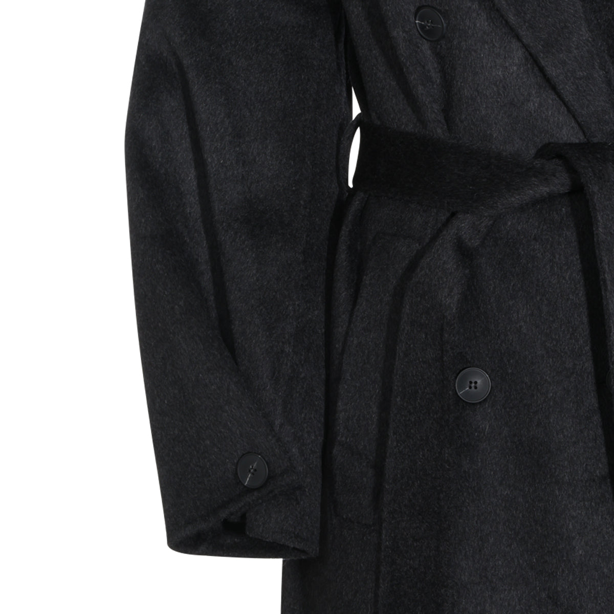 DARK GREYY WOOL COAT