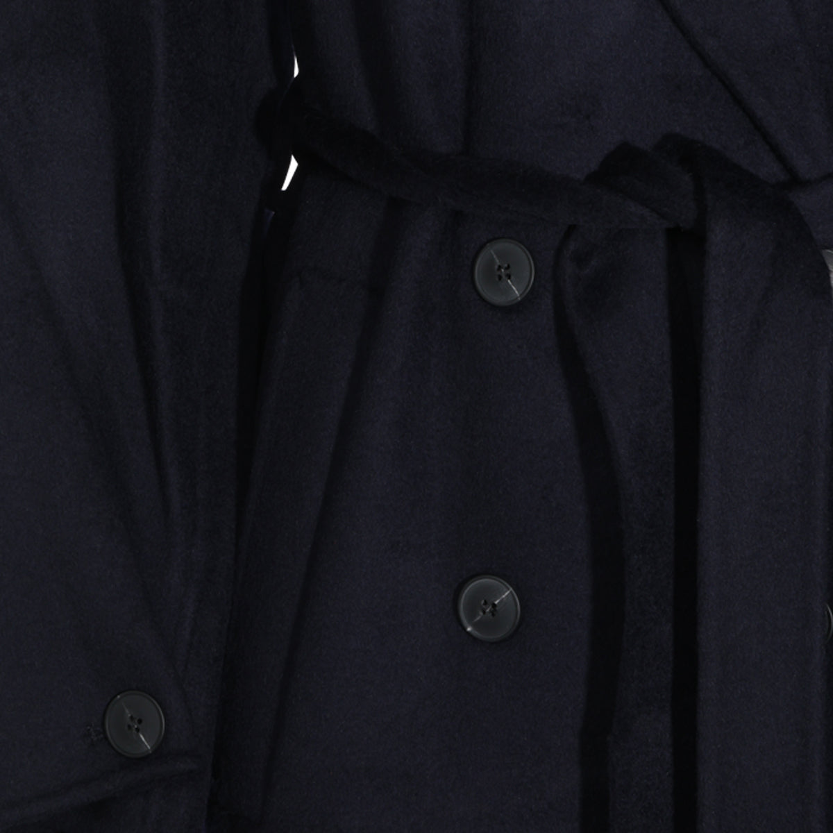 DARK BLUE WOOL COAT