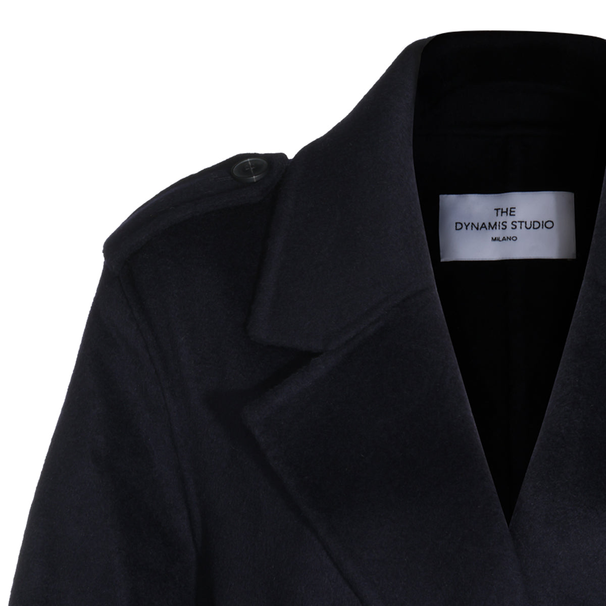 DARK BLUE WOOL COAT